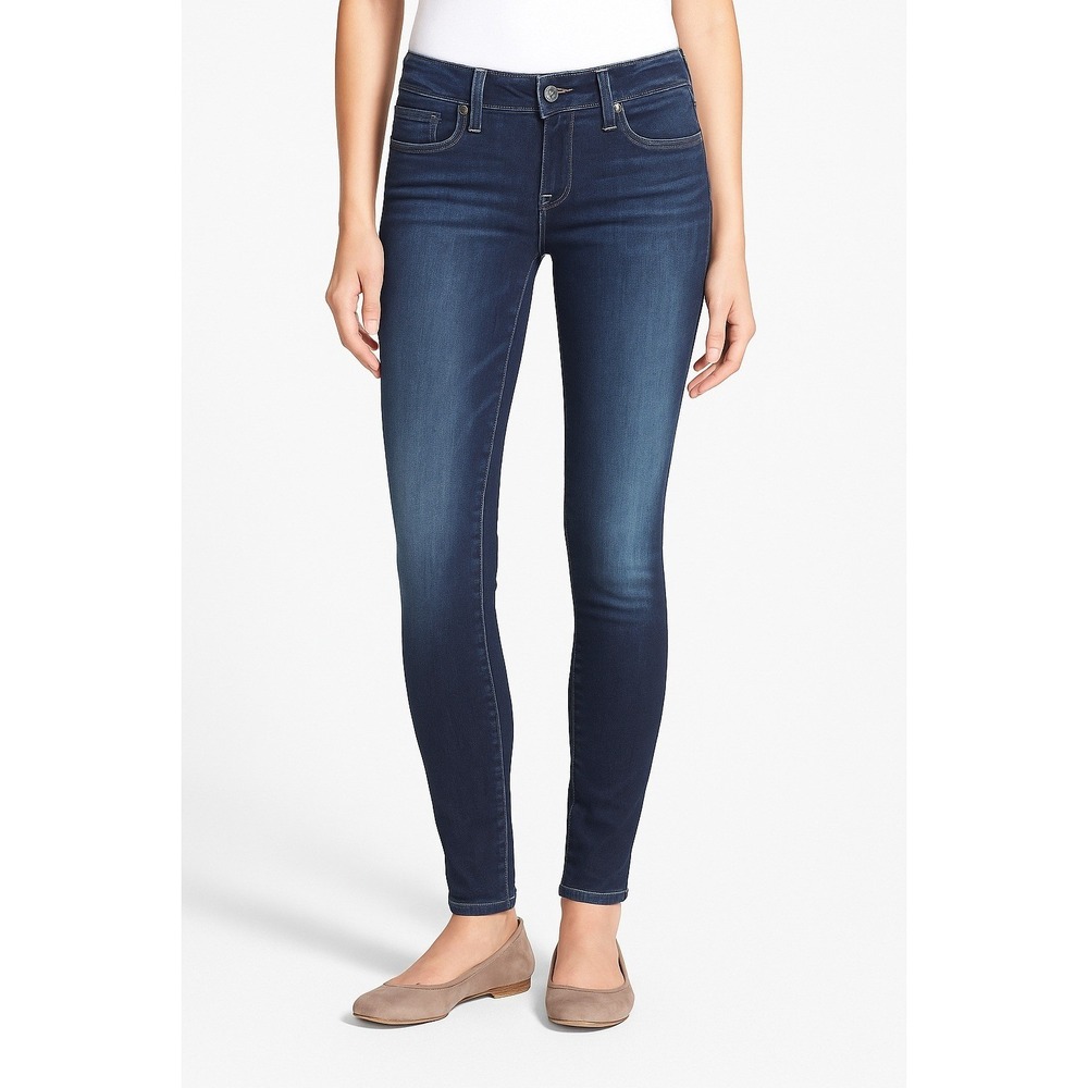 Mavi Jeans Womens 29x32* Serena Skinny‎ Low Rise Blue Dark Wash Stretch Denim